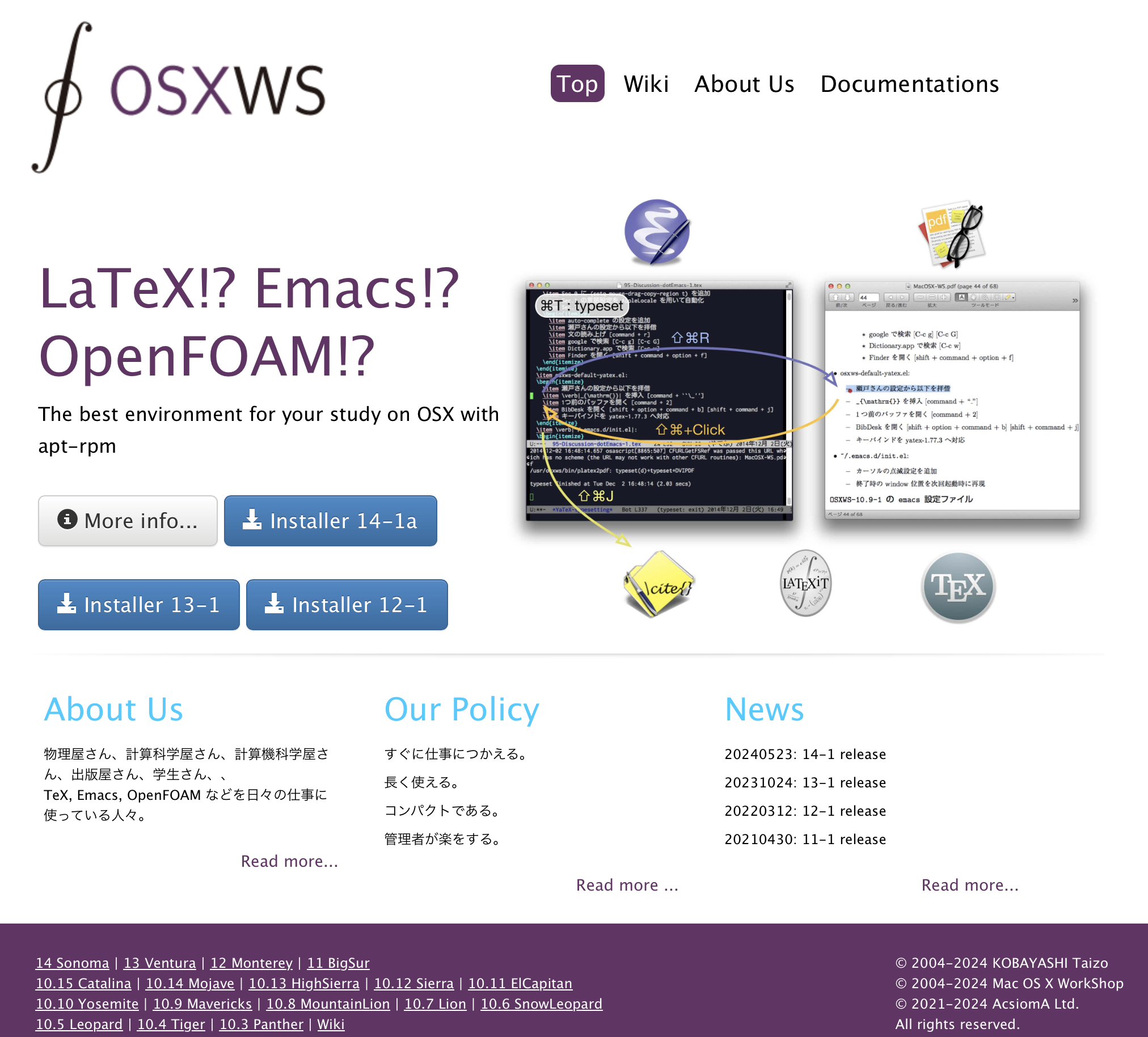 OSXWS アーキテクチャ